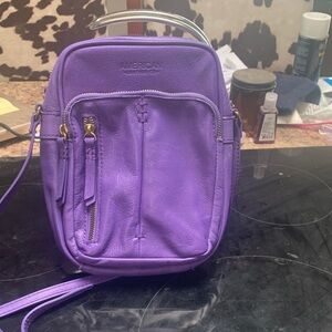 American Leather Co. Purple Crossbody
